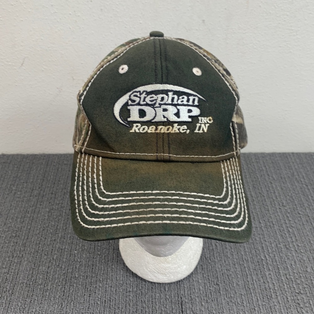 Stephan DRP Roanoke IN Baseball Hat Mens Adjustable Black Camo Cap America